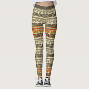 Egyptiska Mönster Leggings