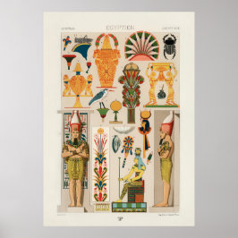Egyptiska Mönster Poster