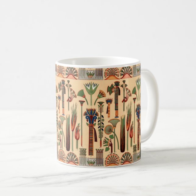 Egyptiska motiv kaffe mugg (Framsida höger)