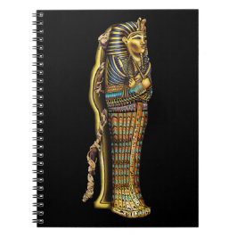 Egyptiska Mummy i Sarcophagus, Horror, Halloween Anteckningsbok