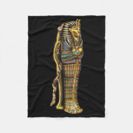 Egyptiska Mummy i Sarcophagus, Horror, Halloween Fleecefilt