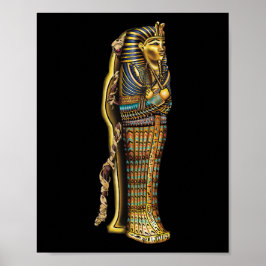 Egyptiska Mummy i Sarcophagus, Horror, Halloween Poster
