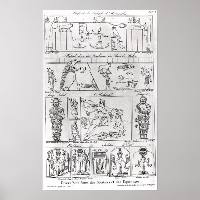 Egyptiska och persiska poster (Framsidan)