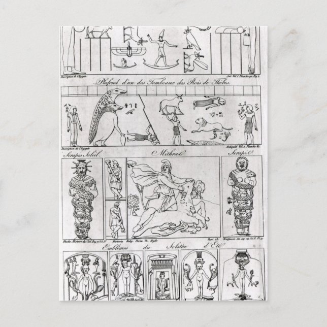 Egyptiska och persiska vykort (Framsida)