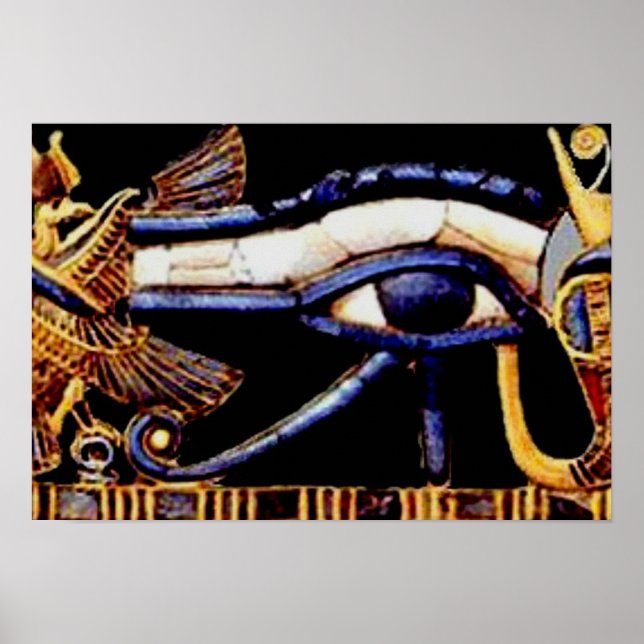 Egyptiska Öga i Horus Poster (Framsidan)