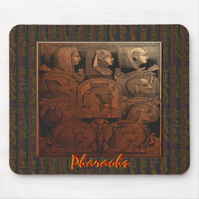 Egyptiska Pharaohs Mouse Pad Musmatta (Framsidan)