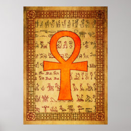 Egyptiska Poster - Ankh Kor