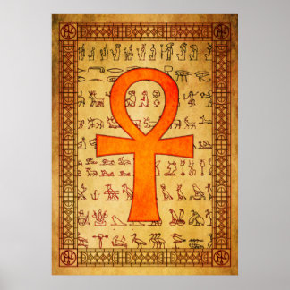 Egyptiska Poster - Ankh Kor