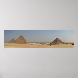 Egyptiska pyramider poster