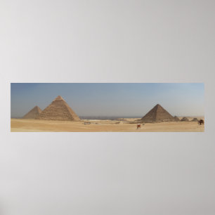 Egyptiska pyramider poster