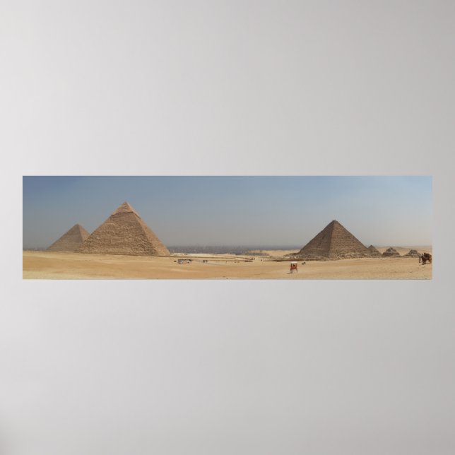 Egyptiska pyramider poster (Framsidan)