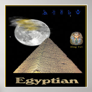 Egyptiska pyramider poster