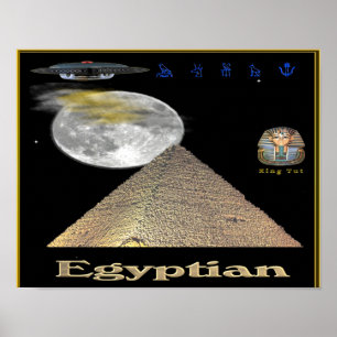 Egyptiska pyramider poster