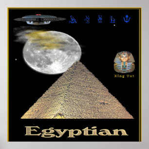 Egyptiska pyramider poster