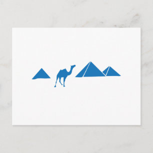 Egyptiska pyramider vykort