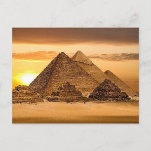 Egyptiska pyramider vykort