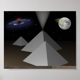 Egyptiska pyramiderna poster