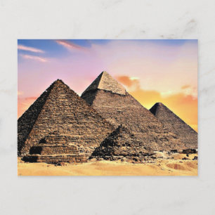 Egyptiska pyramiderna vykort