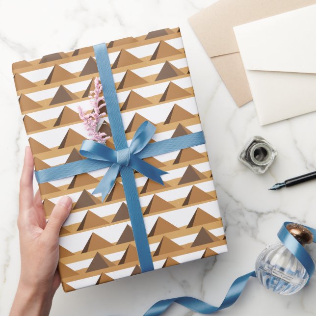 Egyptiska pyramidmönstret presentpapper (Gifting)