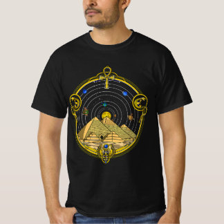 Egyptiska pyramids Ankh Symbol Öga i Horus Helig T Shirt