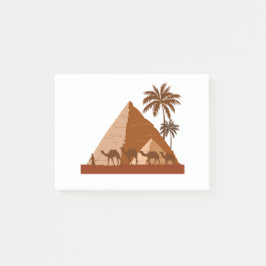 Egyptiska pyramids Kom & Visit Egypten Gift Post-it Block