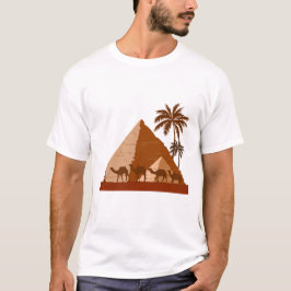 Egyptiska pyramids Kom & Visit Egypten Gift T Shirt