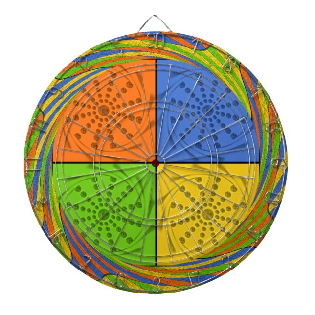 Egyptiska sjölösa band mönster darttavla (Framsidan)