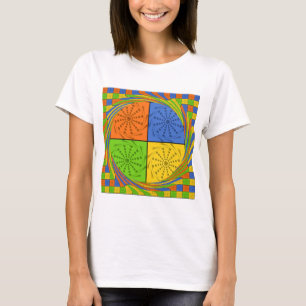Egyptiska sjölösa band mönster t shirt