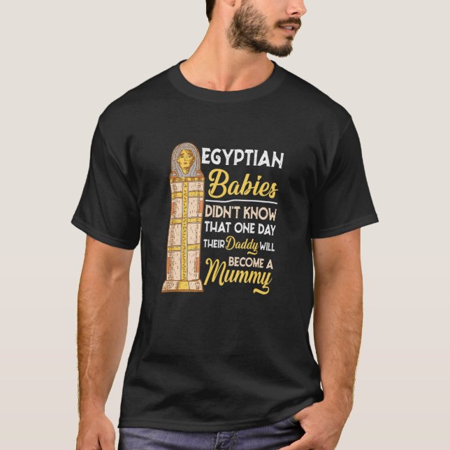 Egyptiska Spädbarn Didnt Know Superskoj History Hu T Shirt (Framsida)