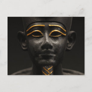 Egyptiska statyn Osiris Vykort