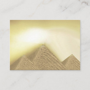 Egyptiska Stil Pyramid Sunlight-Affärskort Visitkort