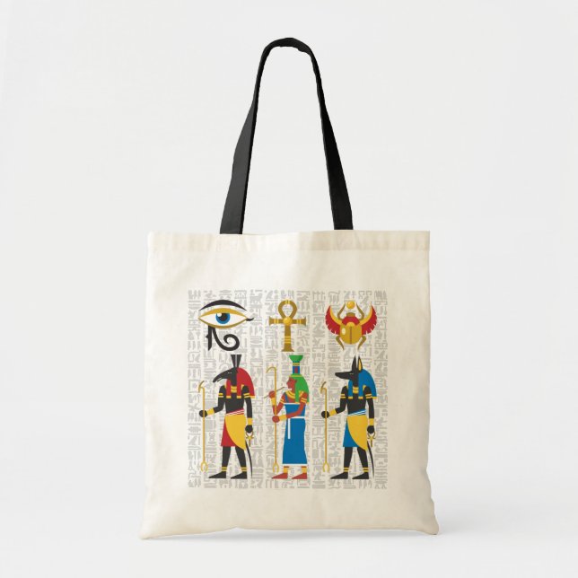 Egyptiska symboler tygkasse (Framsidan)
