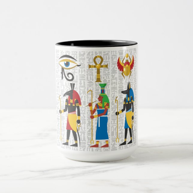 Egyptiska Symbols Mugg (Center)