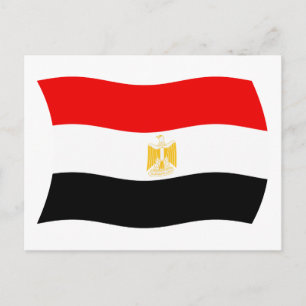 Egyptiskt flaggpostkort vykort