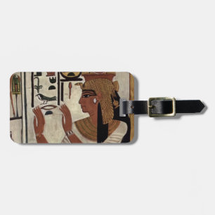Egyptiskt gudinnahieroglyphicsmönster bagagebricka