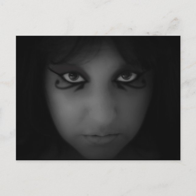 Egyptiskt ögon-postkort vykort (Framsida)