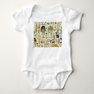 Egyptiskt resetema, sömlös utformning av mönster. t shirt