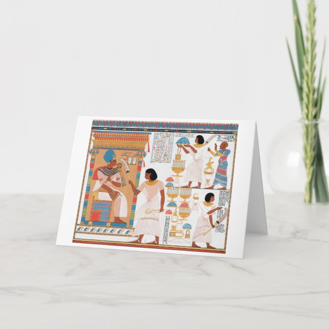 Egyptiskt Royal Design Kort (Framsida)