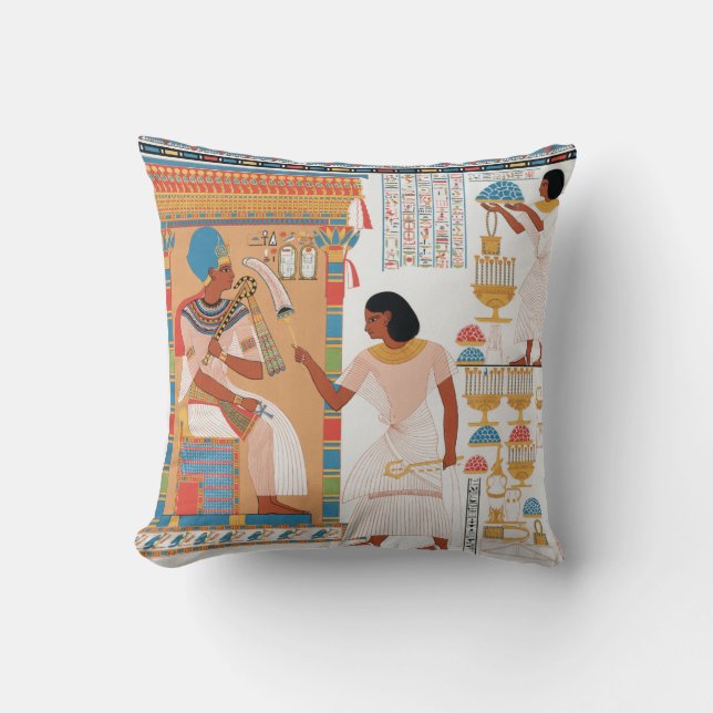 Egyptiskt Royal Design Kudde (Framsida)
