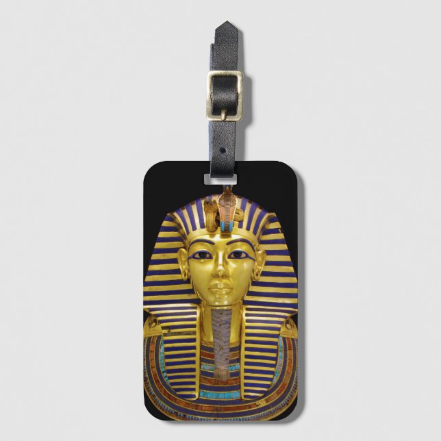 Egyptiskt Royal Golden Mask Bagagebricka (Framsida vertikal)