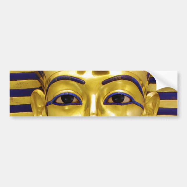 Egyptiskt Royal Golden Mask Bildekal (Framsidan)