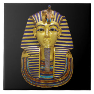 Egyptiskt Royal Golden Mask Kakelplatta