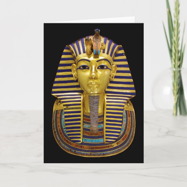 Egyptiskt Royal Golden Mask Kort (Framsida)