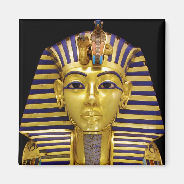Egyptiskt Royal Golden Mask Magnet (Framsidan)