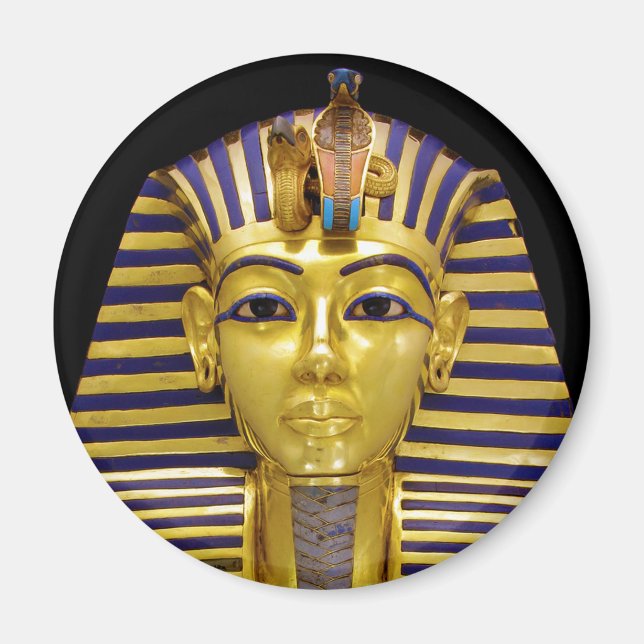 Egyptiskt Royal Golden Mask Magnet (Framsidan)