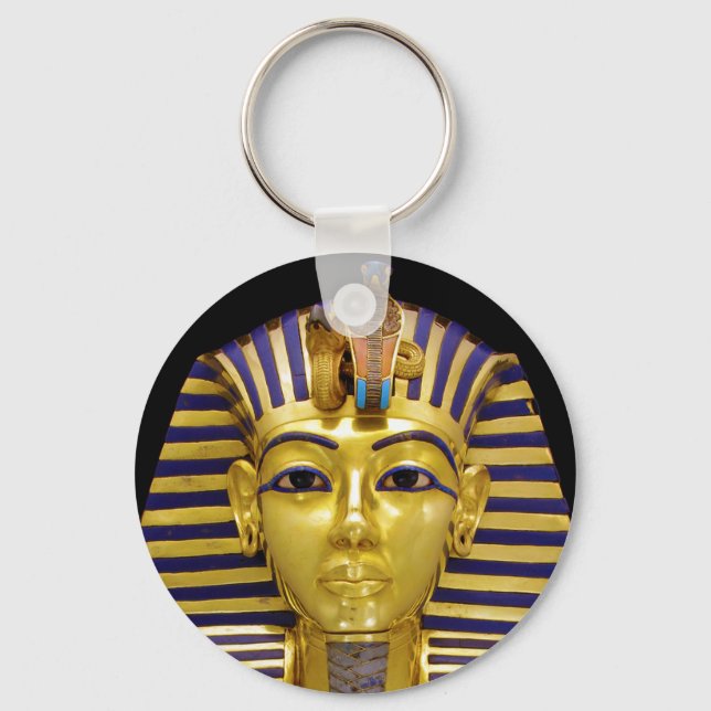 Egyptiskt Royal Golden Mask Nyckelring (Framsida)