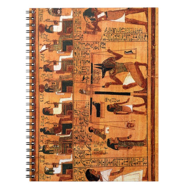 Egyptiskt Royal Papyrus Anteckningsbok (Framsidan)
