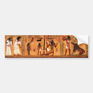 Egyptiskt Royal Papyrus Bildekal