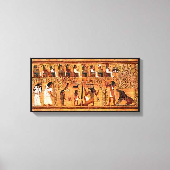 Egyptiskt Royal Papyrus Canvastryck (Framsida)