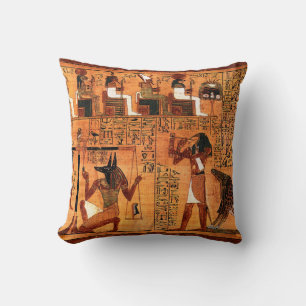 Egyptiskt Royal Papyrus Kudde
